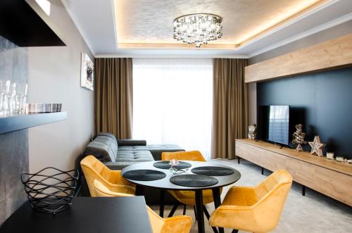 Ruang duduk di Apartmány PRESTIGE Donovaly