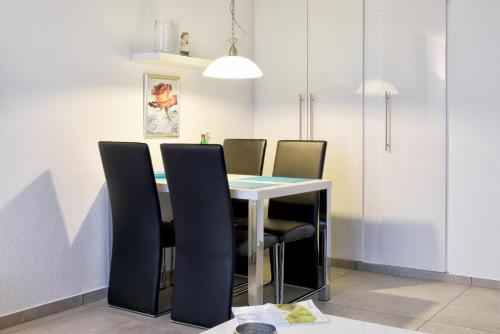 Χώρος καθιστικού στο Nordland Appartements Wohnung Jütland