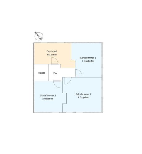 a floor plan of the proposed building at LandLust in Borgsum