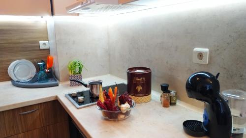 Nhà bếp/bếp nhỏ tại Elitsa Apartment