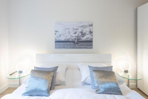 Giường trong phòng chung tại Sööte Deern