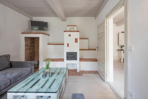 Χώρος καθιστικού στο FeWo Watt-Lounge zwischen Husum und Nordstrand