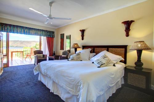 Katil atau katil-katil dalam bilik di Waterfront Lodge