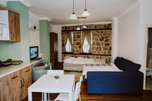 Posezení v ubytování The Suite Apart Hotel