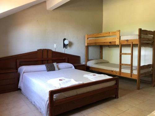 En eller flere senge i et værelse på Casa grande La Querencia