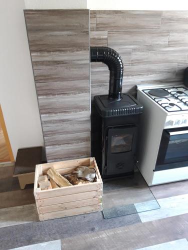 Dapur atau dapur kecil di Hacienda Avoxa