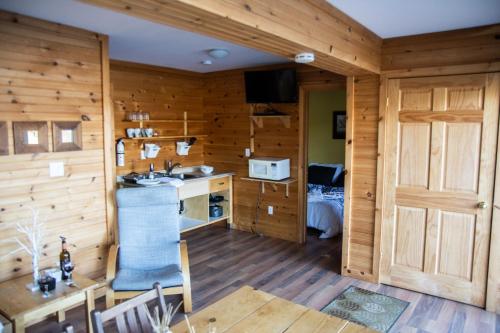 Kuchyň nebo kuchyňský kout v ubytování Myers Cave Resort