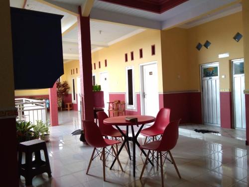 Χώρος καθιστικού στο Hostel TARUNA