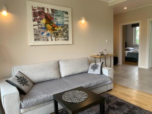 Posedenie v ubytovaní Apartament przy Olimpijskiej