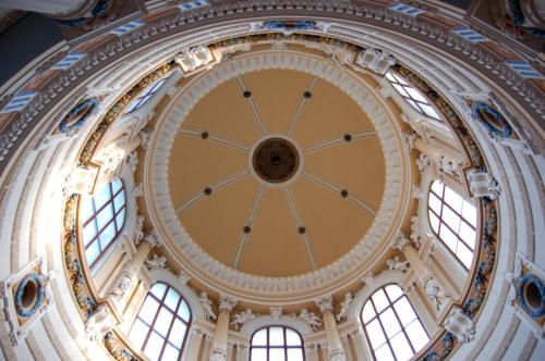 an overhead view of the dome of a building with windows at Zdrój Wojciech in Lądek-Zdrój