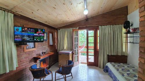 Televisyen dan/atau pusat hiburan di Chales Edelweiss