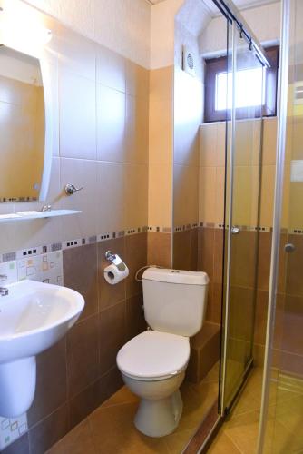 Bilik mandi di Family Hotel Lazur
