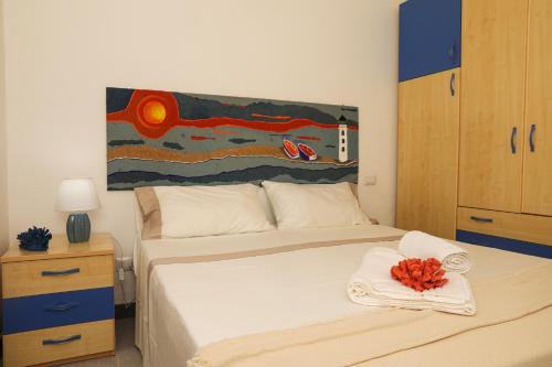 Katil atau katil-katil dalam bilik di Casa Ancora - Le chiavi degli Iblei