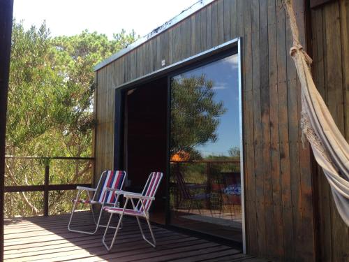 Μπαλκόνι ή βεράντα στο Eco House Via Verde