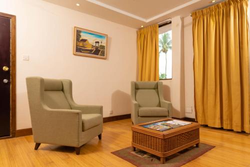 Istumisnurk majutusasutuses Herdmanston Lodge Hotel