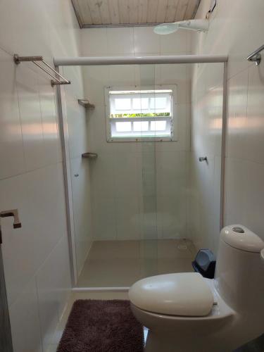 Phòng tắm tại Casa Paúba 80m do Mar
