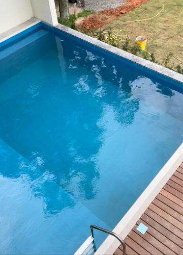 Apart-Hotel "Encantos do Mar" - Beira Marの敷地内または近くにあるプール