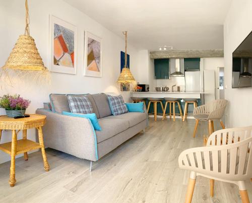 Køkken eller tekøkken på MalagadeVacaciones - La mar salada