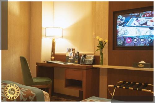 Μια τηλεόραση ή/και κέντρο ψυχαγωγίας στο Bilitom Hotel