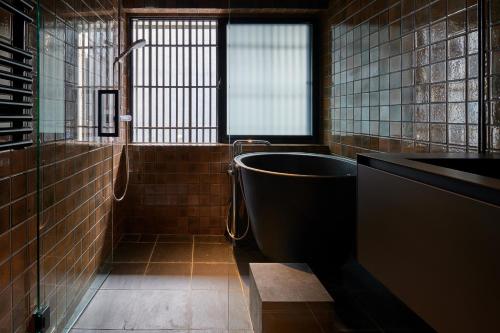 Koupelna v ubytování DELTA Stay