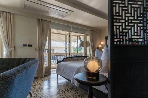 Χώρος καθιστικού στο B House Samui