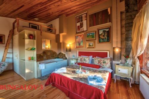 Χώρος καθιστικού στο Treetops Park Hotel