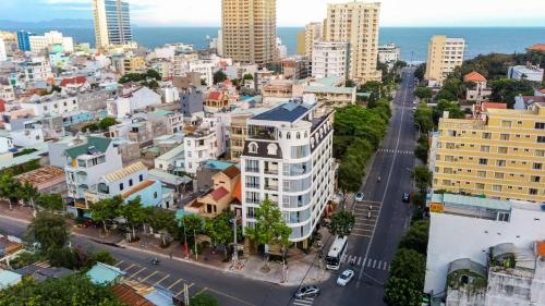 an aerial view of a city with buildings at Aquatel Vung Tau in Vung Tau