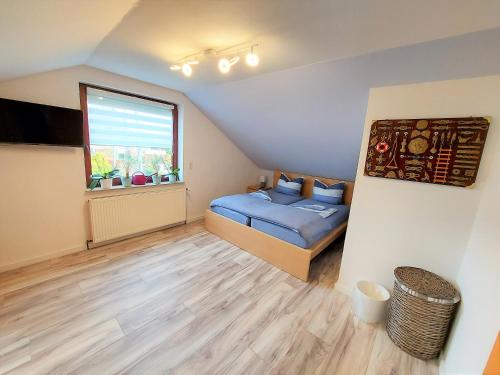 Katil atau katil-katil dalam bilik di Ferienwohnung Seestern 21