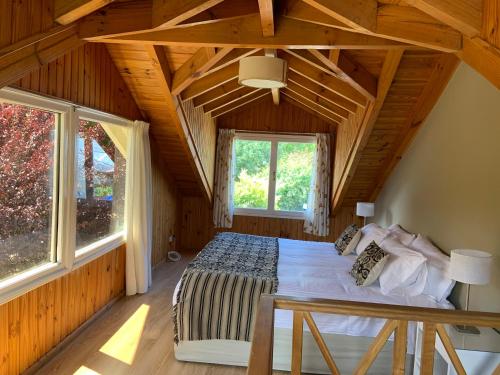 Llit o llits en una habitació de Casa Kumel