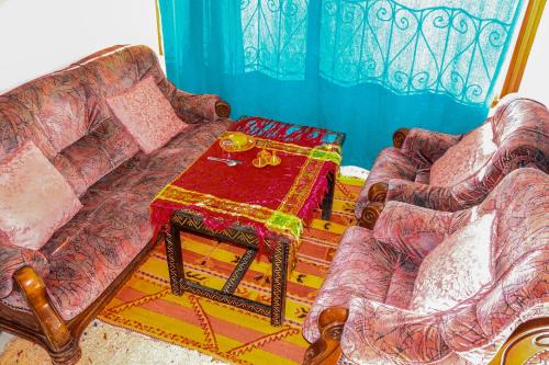 Kasbah Du Roches Armedにあるシーティングエリア