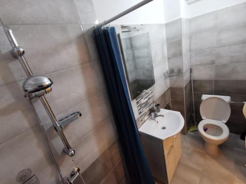 Koupelna v ubytování Apartmány 77