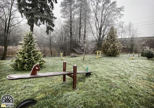 Zahrada ubytování Mlyn Wodny EKO Hillar
