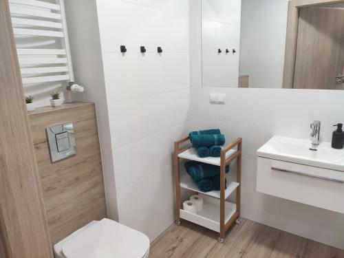 Ένα μπάνιο στο Apartament 5 Mielno