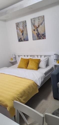 Krevet ili kreveti u jedinici u okviru objekta Apartman Iva