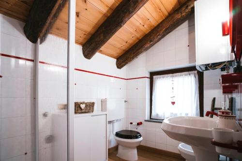 Phòng tắm tại Chalet Le Lis