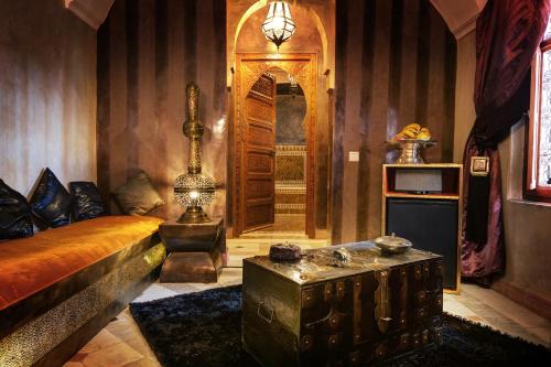 Χώρος καθιστικού στο Riad Wow