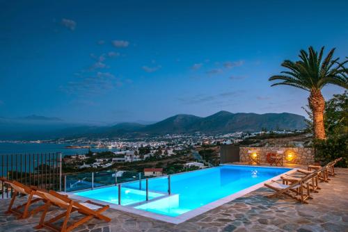 Almyra Seaside Villa with Private Pool - Sleeps 9