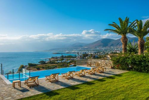 Almyra Seaside Villa with Private Pool - Sleeps 9