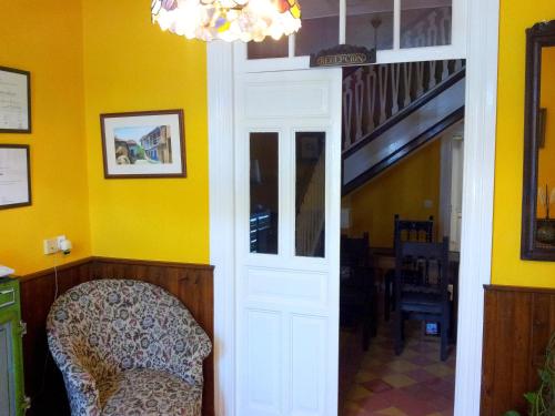 Posezení v ubytování H Casona Selgas de Cudillero