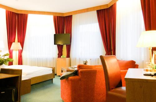 O zonă de relaxare la Panorama Hotel Rheinkrone