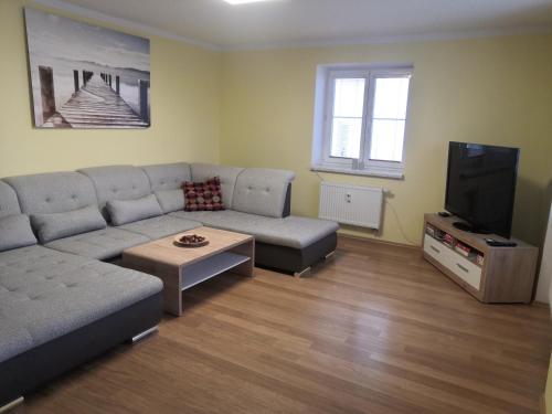 Posezení v ubytování Apartment Lipno Šumava pro 8 hostů
