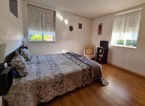 Cama o camas de una habitación en Centenária