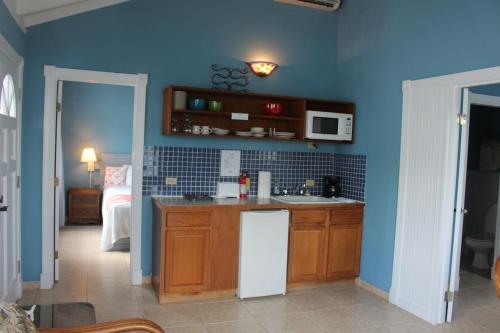 Kuchyň nebo kuchyňský kout v ubytování Hideaways Exuma