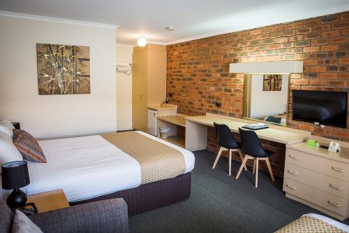 Μια τηλεόραση ή/και κέντρο ψυχαγωγίας στο Australian Settlers Motor Inn