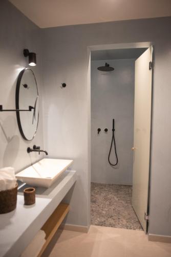 Koupelna v ubytování Terra Nera Suites