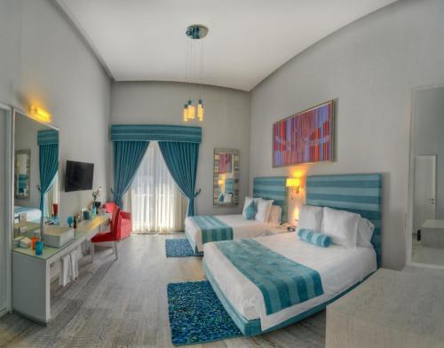 Postel nebo postele na pokoji v ubytování Hotel Andante