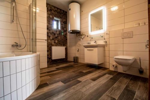 Ένα μπάνιο στο Residence Tvrz Skočice