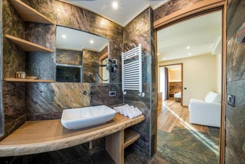 Koupelna v ubytování Hotel Firenze