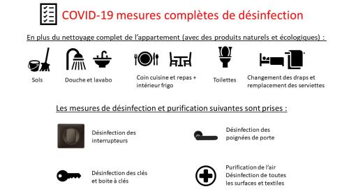 แผนผังของ L4 - Green and cosy flat close Paris - WIFI & NETFLIX