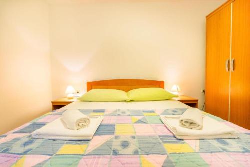 Cama o camas de una habitación en Apartments Lovas